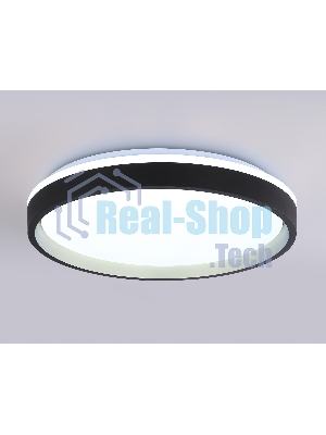 Светодиодный светильник RGB Ambrella light FZ610 BK/GD черный/золото IP20 66W 3000K-6500K+RGB D490*85 (ПДУ ИК)