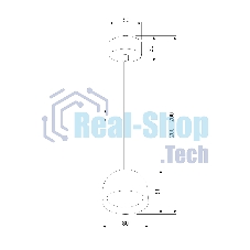 50261 LED / подвесной светильник / черный