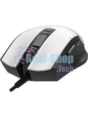 Мышь проводная A4Tech Bloody ES8 белый, 6000 dpi, USB Type-A, кнопки - 7