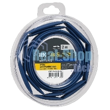 Трубка термоусадочная ТТУ нг-LS 4/2 син. (уп.2м) IEK UDR12-004-002-002-K07-T