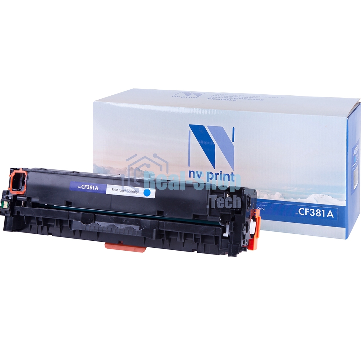 Картридж лазерный NVPrint совместимый HP CF381A Cyan для CLJ Pro MFP M476 (2700k)