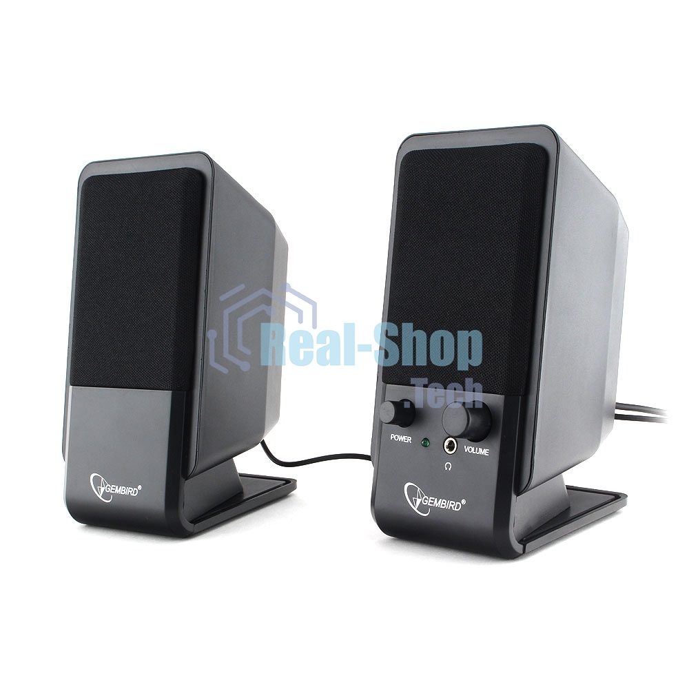 Акустическая система Gembird SPK-510, черный, 6 Вт, рег. громкости, разъем для наушников,USB-питание