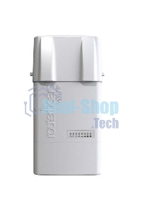 Точка доступа MikroTik RB912UAG-5HPnD-OUT BaseBox 5 (RouterBOARD 912UAG with 600Mhz Atheros CPU, 64MB RAM, 1xGigabit LAN, USB, miniPCIe, built-in 5Ghz 802.11a/n 2x2 two chain wireless with two RP-SMA connectors, Ro