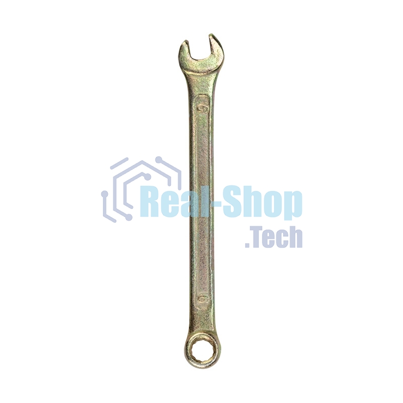 Ключ комбинированный Rexant 6 мм, желтый цинк