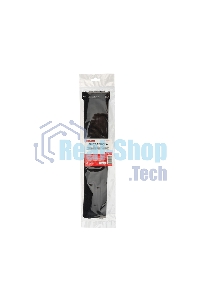 Хомут–липучка многоразовый Rexant 320х14 мм, черный (упак. 12 шт.)