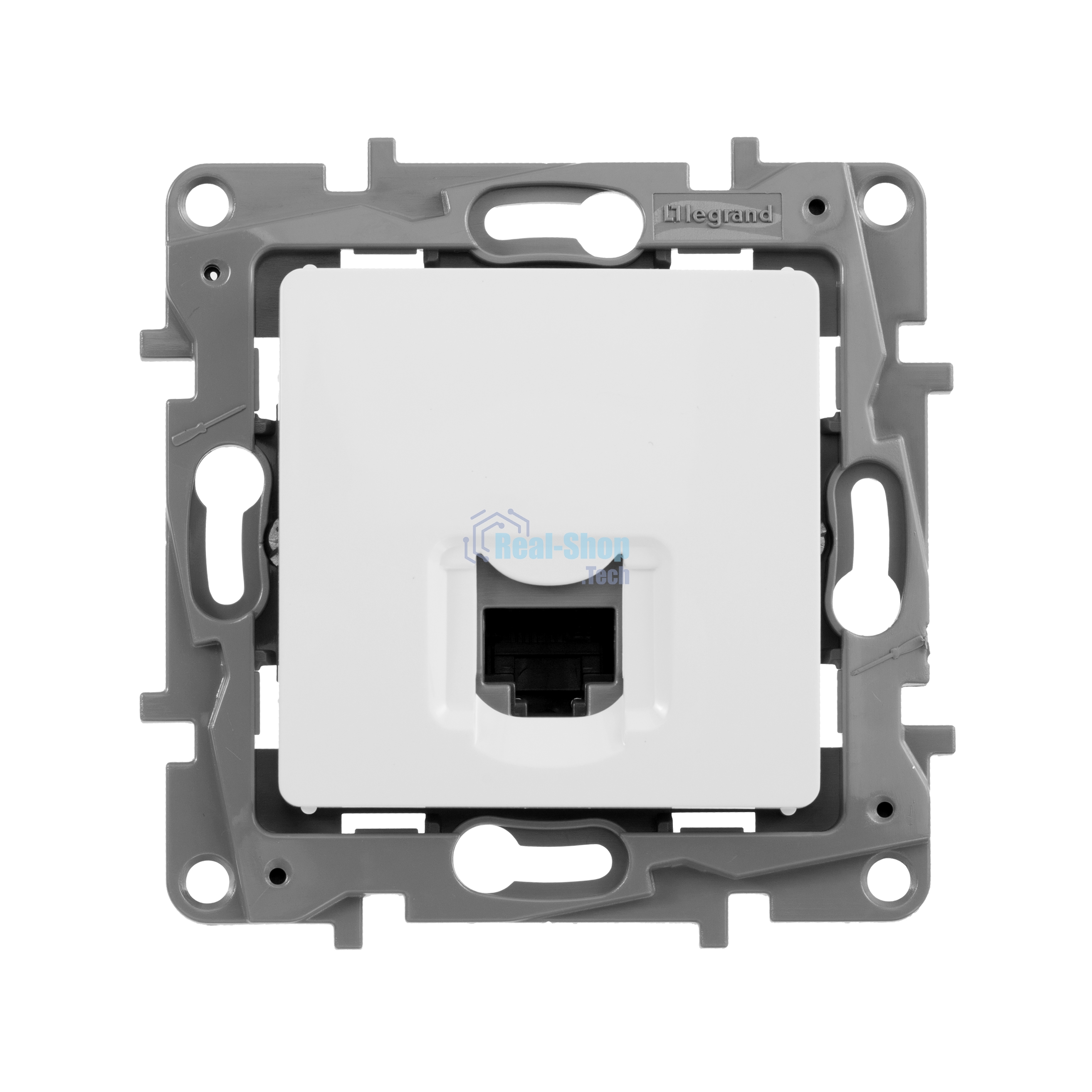 Розетка компьютерная ETIKA RJ45 кат.5 UTP, белый