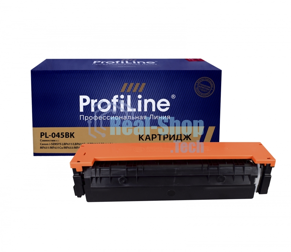 Картридж лазерный ProfiLine PL-045Bk для принтеров Canon i-SENSYS LBP610C/LBP613/MF631/MF633/MF635 1400 копий черный