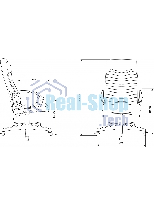 Кресло Бюрократ CH-480LT черный, экокожа