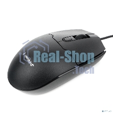 Мышь проводная Gembird MOP-430 черный, 1600 dpi, USB, кнопки - 4