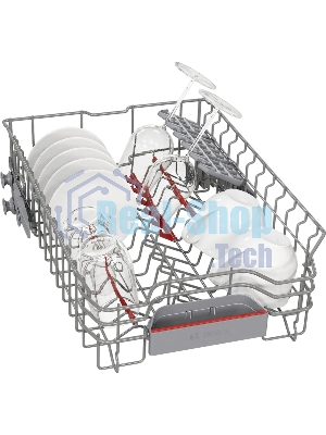 Встраиваемая посудомоечная машина Bosch SPV6EMX65Q, серебристый, 44.8 см, 10 компл., 45 дБ, класс A+