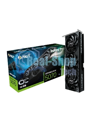 Видеокарта Palit RTX 5070 INFINITY 3 OC 12Gb GDDR7 192bit 3-DP HDMI