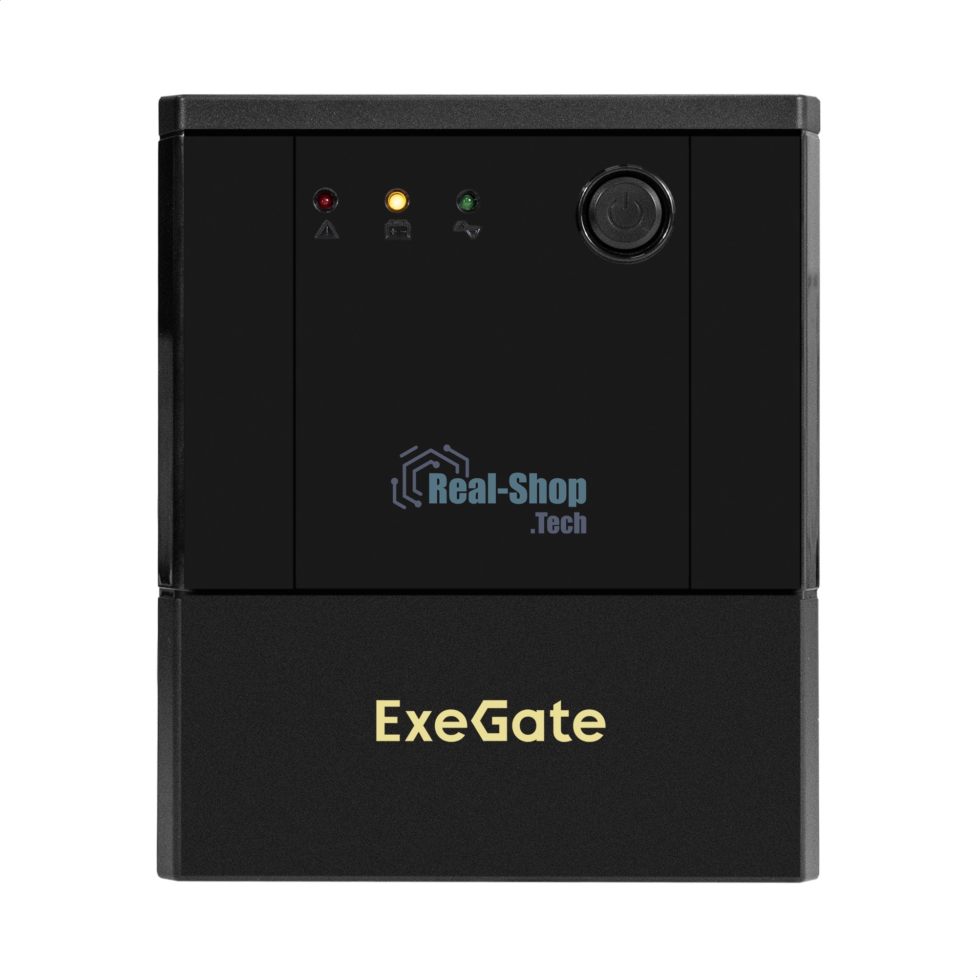 Источник бесперебойного питания ExeGate Power NB-2200.LED.AVR.8C13.USB (2200VA/1300W, LED, AVR, 8*C13, USB, батарея 12V 9Ah - 2 шт., металлический корпус, Black)