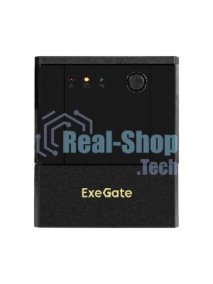 Источник бесперебойного питания ExeGate Power NB-2200.LED.AVR.8C13.USB (2200VA/1300W, LED, AVR, 8*C13, USB, батарея 12V 9Ah - 2 шт., металлический корпус, Black)