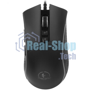 Мышь проводная Jet.A Panteon PS80 черный, 5000 dpi, USB, кнопки - 9