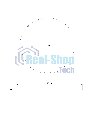 Шинопровод Round (черный) (1500?) Esthetic Magnetic 85217/00