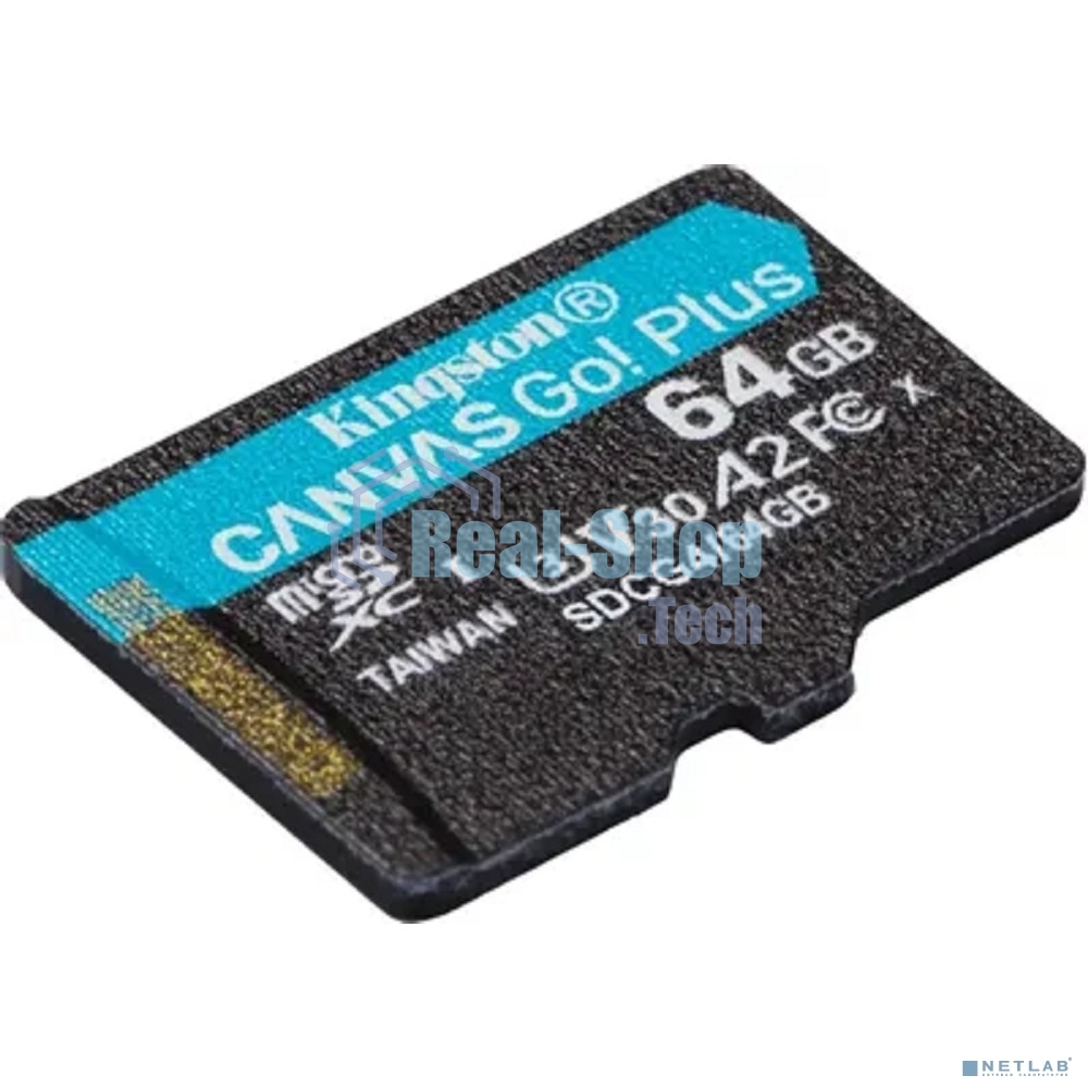 Флеш карта microSDXC 64Gb Kingston SDCG4/64GbSP Canvas Go! Plus V30 A2 w/o adapter