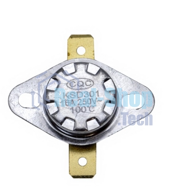 Датчик температуры (термостат для СВЧ) KSD301 100°С 250V, 16A