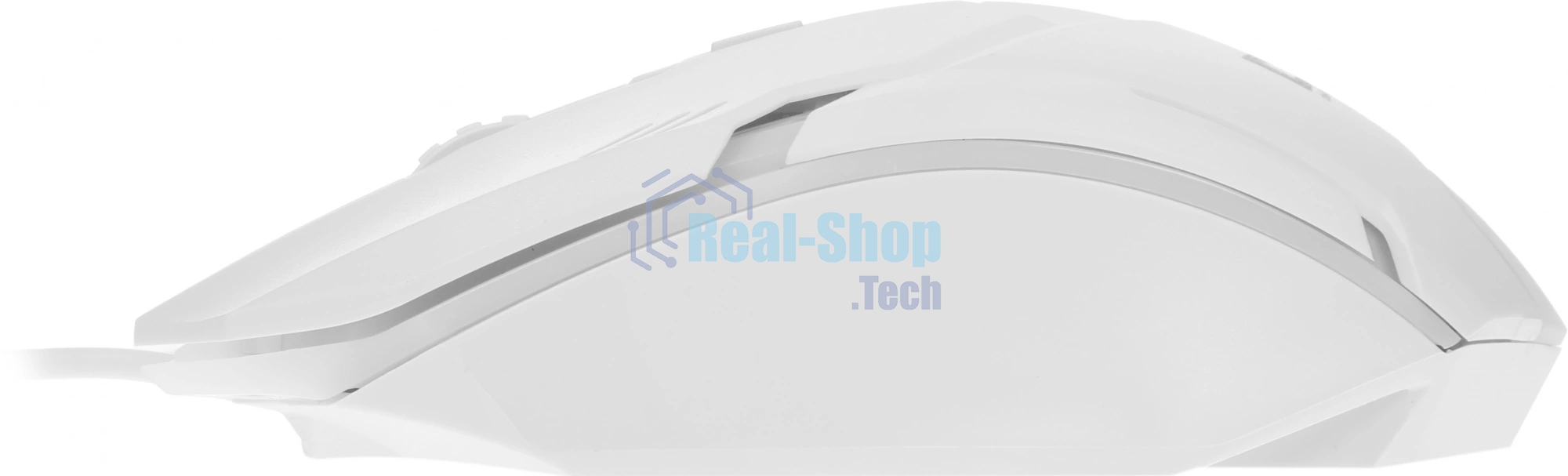Мышь проводная Defender Cyber MB-560L белый, 1200 dpi, USB, кнопки - 3