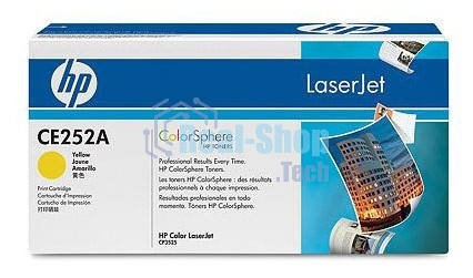 Картридж лазерный HP CE252A желтый для CLJ CM3530/CP3525 7000 стр.