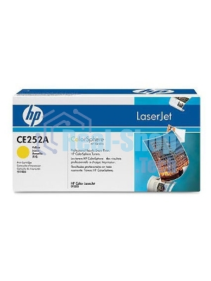Картридж лазерный HP CE252A желтый для CLJ CM3530/CP3525 7000 стр.
