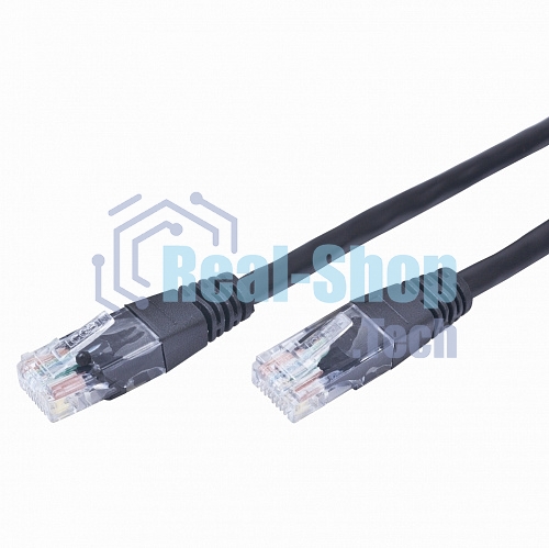 Патч-корд FTP Cablexpert cat.6, 1м, литой, многожильный, черный