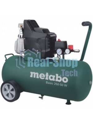 Компрессоры Metabo 250-50 W 601534000 Компрессор масл.1.5кВт,50л, вес 32.5 кг