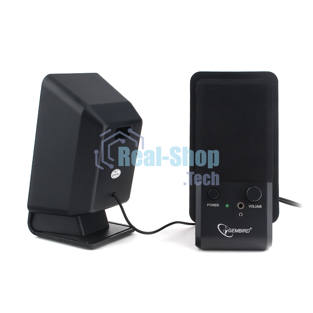 Акустическая система Gembird SPK-510, черный, 6 Вт, рег. громкости, разъем для наушников,USB-питание