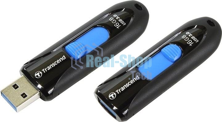 Флешка USB Transcend Jetflash 790 (TS16GJF790K), 16Gb, USB 3.0, R/W 90/12, черный