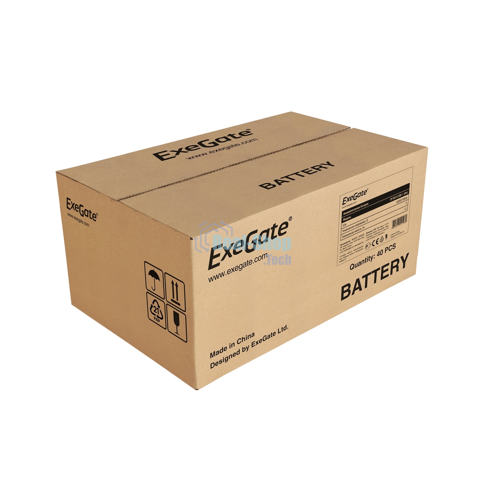Батарея для ИБП ExeGate DT 6015 (6V 1.5Ah, клеммы F1)