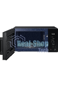 Микроволновая печь Samsung MS23T5018AK/BW черный, 23 л, 800 Вт, переключатели - сенсор