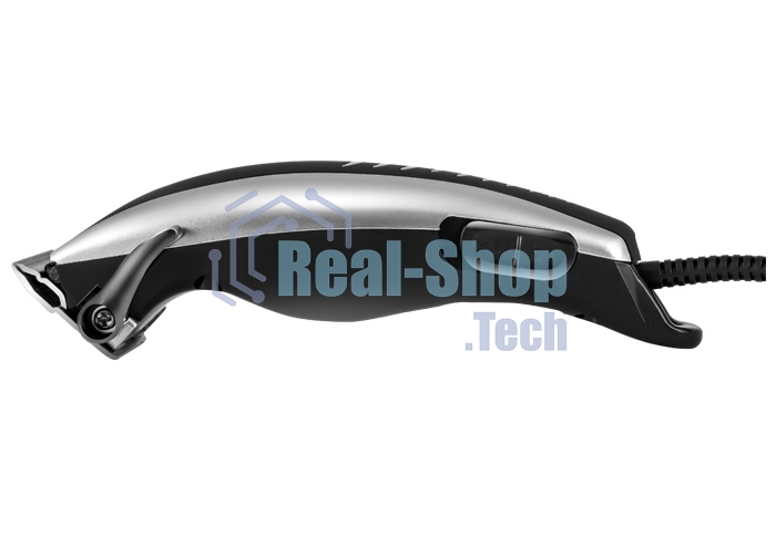 Машинка для стрижки Centek CT-2123 (черный/серебро) 10Вт, стальные лезвия, прорезиненный корпус