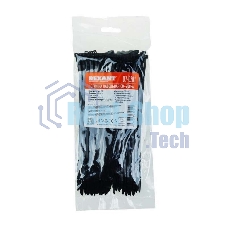 Хомут Rexant nylon 3.6 х 200 мм 100 шт черный