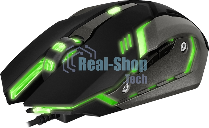 Мышь проводная SVEN RX-G740 черный, 2400 dpi, USB, кнопки - 6