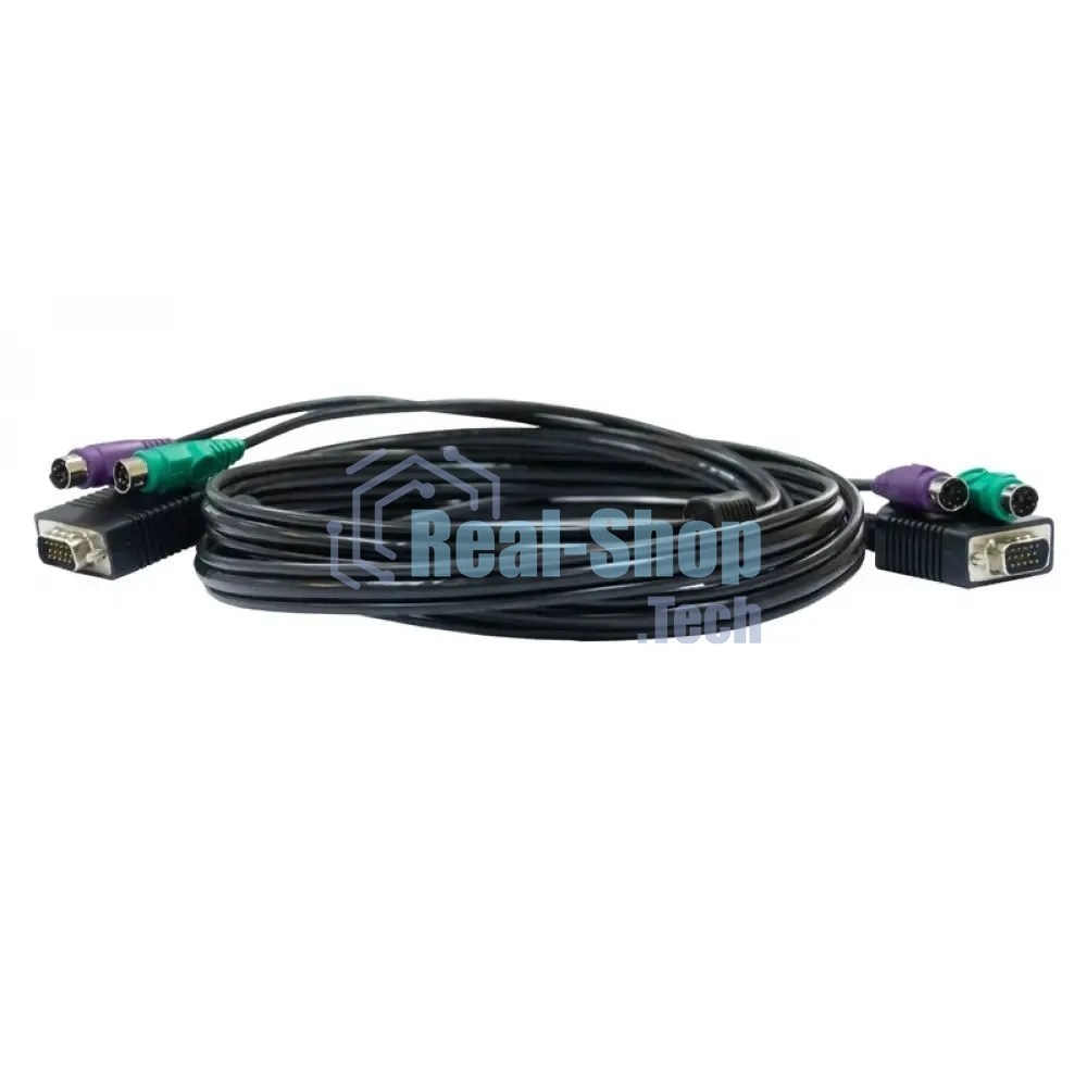 Набор кабелей D-LINK DKVM-CB3 для DKVM - 2хPS/2,1xVGA, 3м