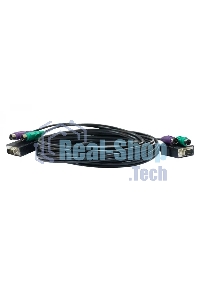 Набор кабелей D-LINK DKVM-CB3 для DKVM - 2хPS/2,1xVGA, 3м