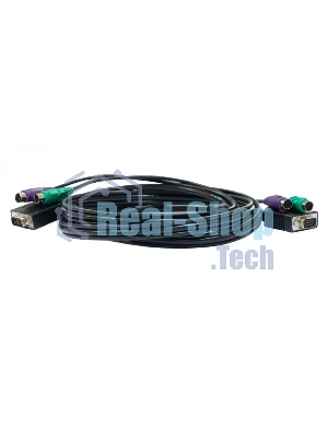 Набор кабелей D-LINK DKVM-CB3 для DKVM - 2хPS/2,1xVGA, 3м