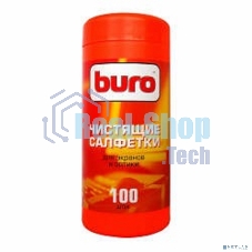 Салфетки Buro BU-Tscreen, 100 шт для экранов мониторов/плазменных/ЖК телевизоров/ноутбуков туба 100шт влажных