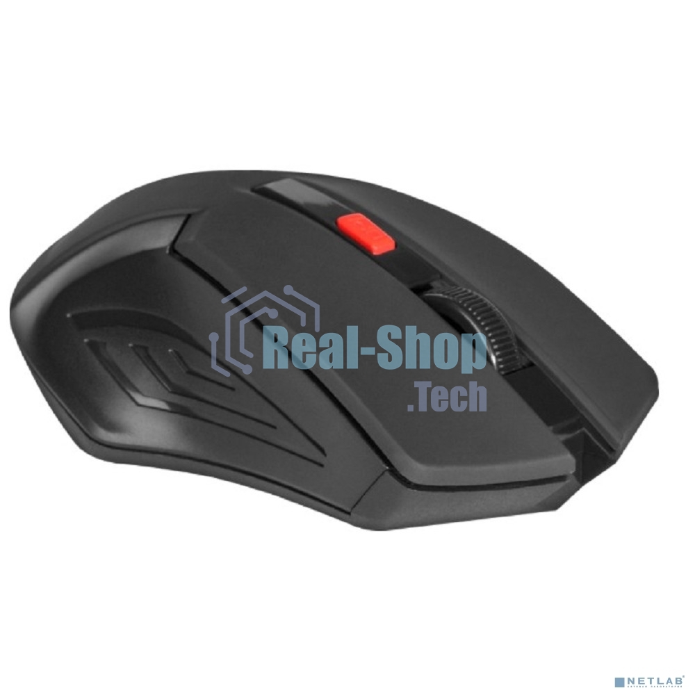 Мышь беспроводная Defender Accura MM-275 красный, 1600 dpi, радиоканал, USB, кнопки - 6