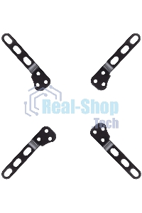 Удлинитель для кронштейнов Kromax ADAPTER-200, черный, 80 шт/уп, Адап. стал. унив. для TV, max VESA 200x200 мм., max вес 20 кг.