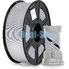 Пластик для принтера 3D Cactus CS-3D-PETG-1KG-SILVER PETG d1.75мм 1кг L316м 1цв.