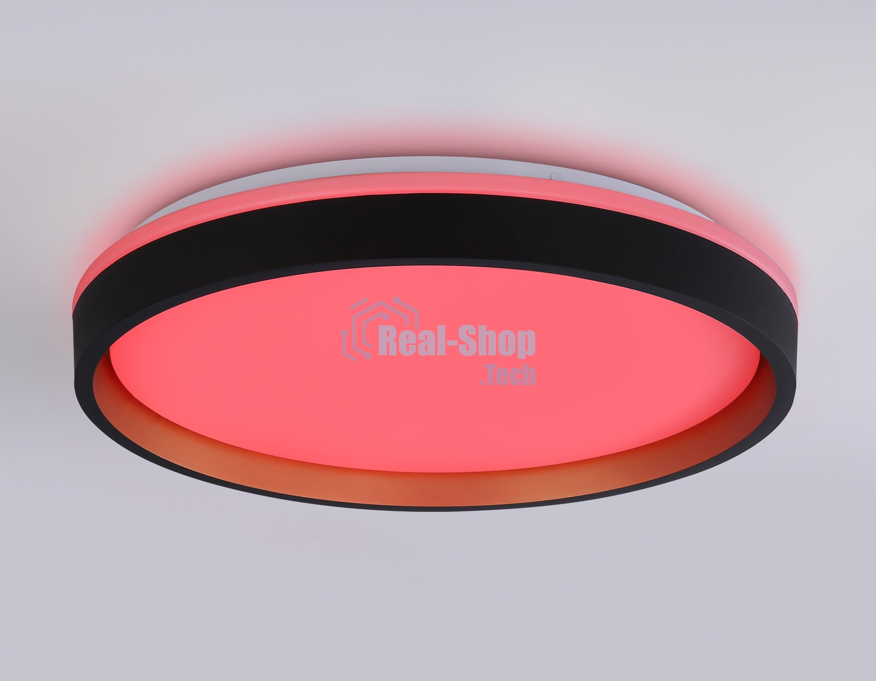 Светодиодный светильник RGB Ambrella light FZ610 BK/GD черный/золото IP20 66W 3000K-6500K+RGB D490*85 (ПДУ ИК)