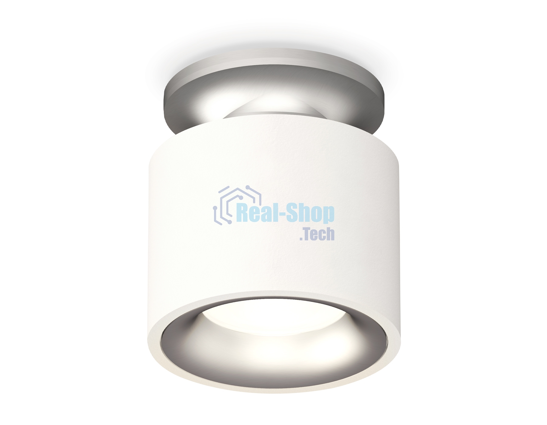 Светильник Ambrella Light XS7510101 SWH/MCH белый песок/хром матовый MR16 GU5.3 (N7928, C7510, N7013)