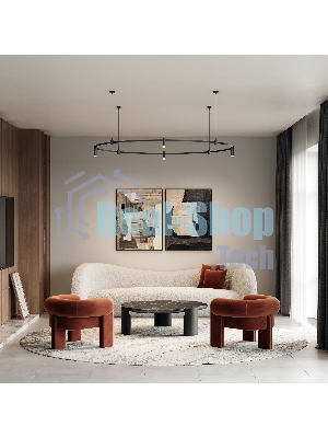 Шинопровод Round (черный) (1500?) Esthetic Magnetic 85217/00
