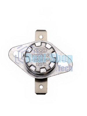 Датчик температуры (термостат для СВЧ) KSD302 120°С 250V, 16A