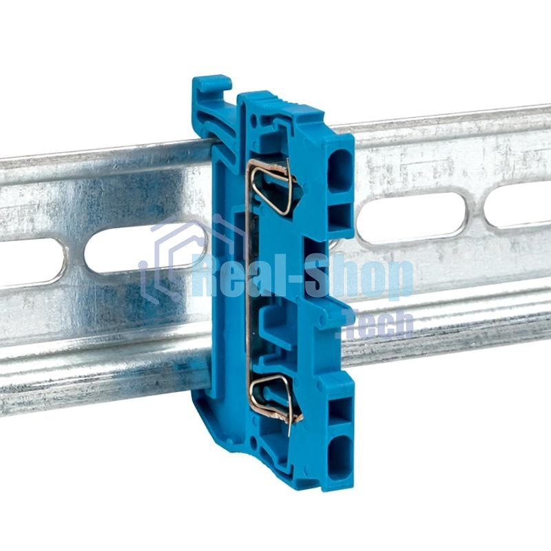 Колодка клеммная JXB-ST-2.5 31А самозажимная син. EKF plc-jxb-st-2.5-blue