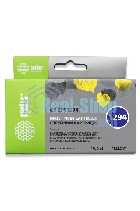 Картридж струйный Cactus CS-EPT1294 (T1294) желтый (10 мл) для Epson Stylus Office B42/BX305/BX305F/BX320/BX525/BX625/SX420/SX425
