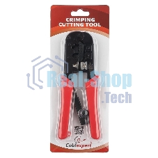 Инструмент Cablexpert T-568R, обжимной универс. с фиксатором, для витой пары и тел.линии 