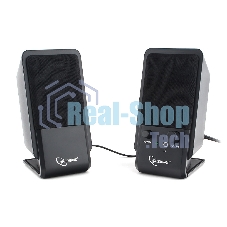 Акустическая система Gembird SPK-510, черный, 6 Вт, рег. громкости, разъем для наушников,USB-питание