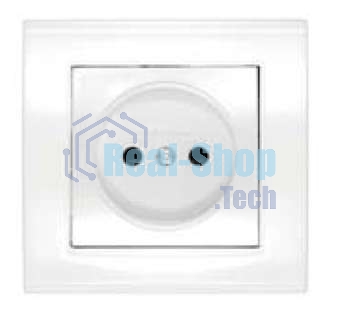 Розетка 1-м СП Бриллиант 16А IP20 защ. шторки без заземл. бел. Universal 7947595