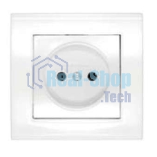 Розетка 1-м СП Бриллиант 16А IP20 защ. шторки без заземл. бел. Universal 7947595